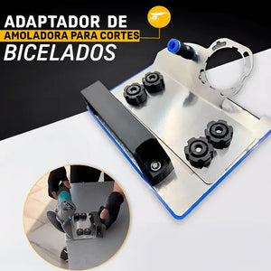 ADAPTADOR DE AMOLADORA PARA CORTES BISELADOS 🔧🛠️