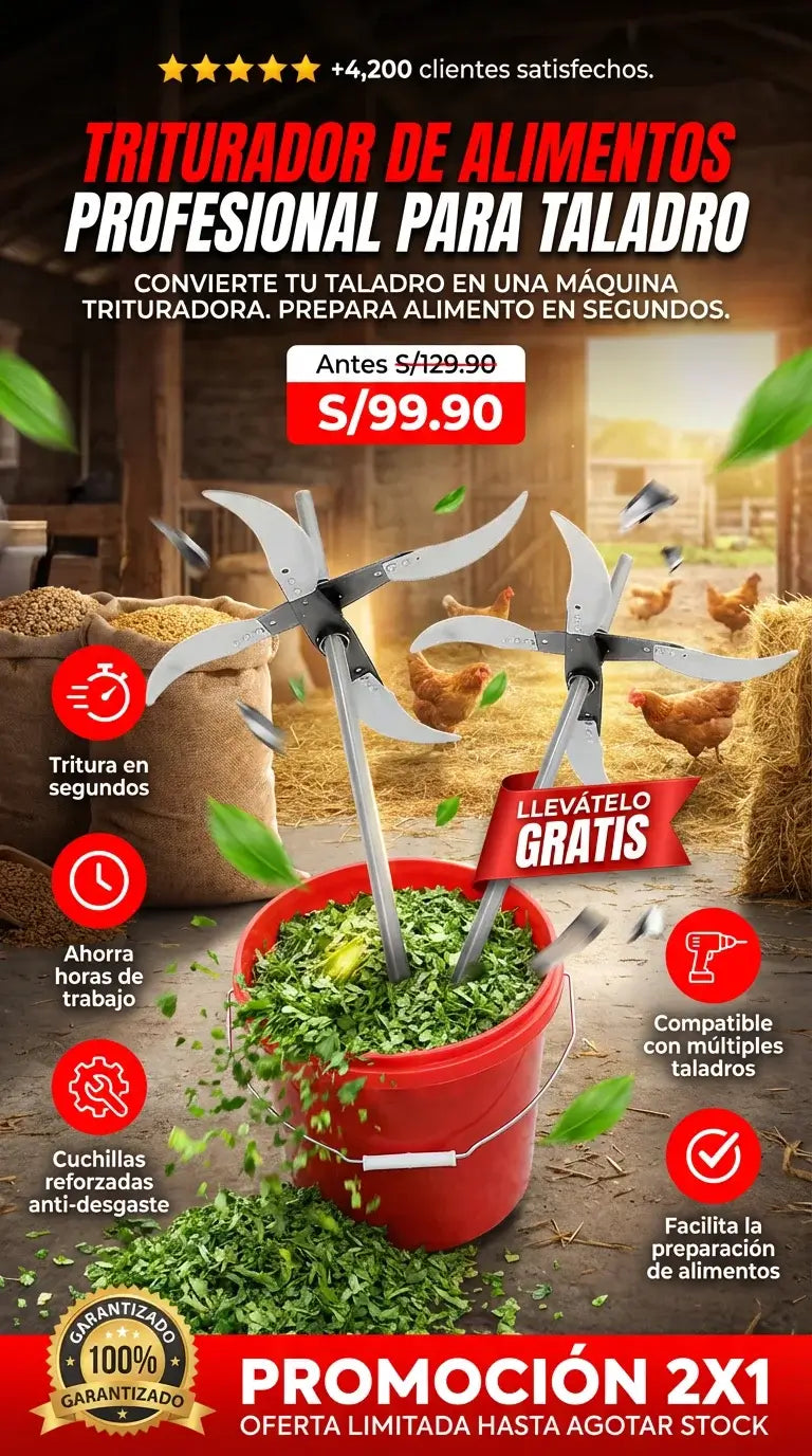 TRITURADOR DE ALIMENTOS