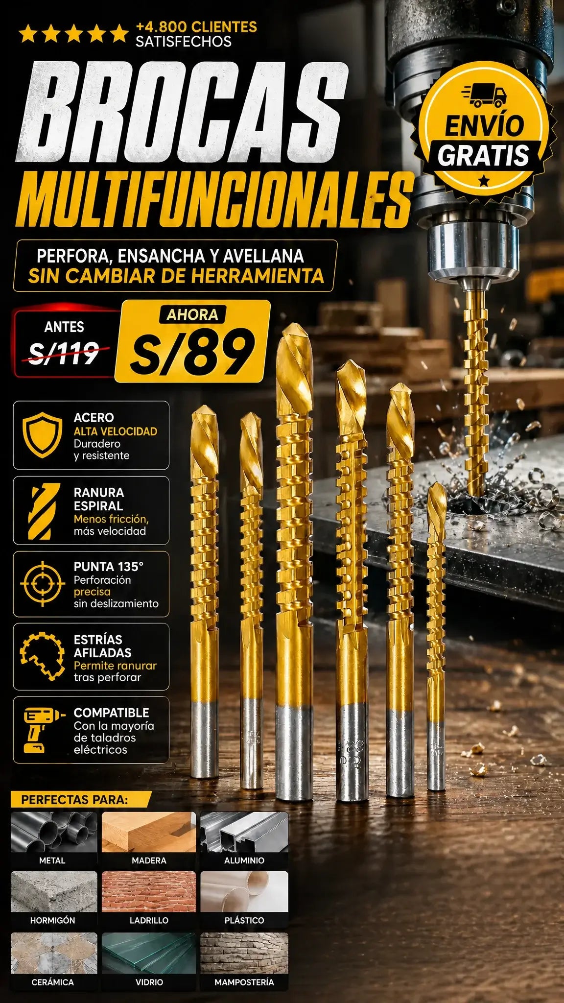 BROCAS MULTIFUNCIONALES